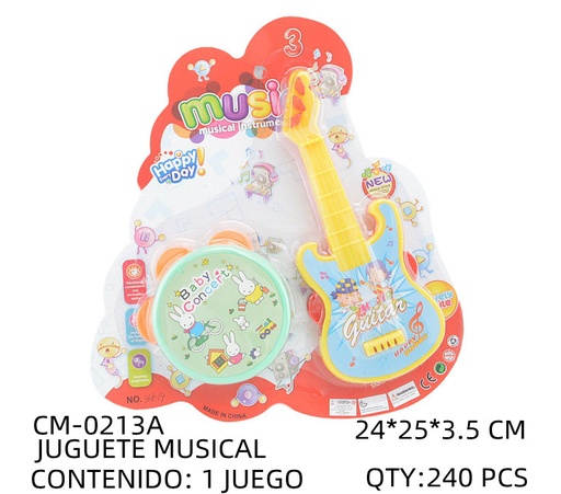 [CM-0213A [240 PZS/CAJA]] [CM-0213A] JUGUETE MUSICAL