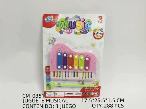 [CM-0351 [288 PZS/CAJA]] [CM-0351] JUGUETE MUSICAL