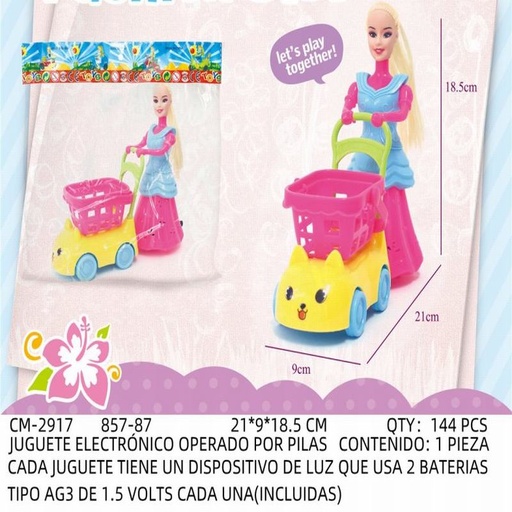 [CM-2917 [144 PZS/CAJA]] [CM-2917] JUGUETE ELECTRÓNICO OPERADO POR PILAS