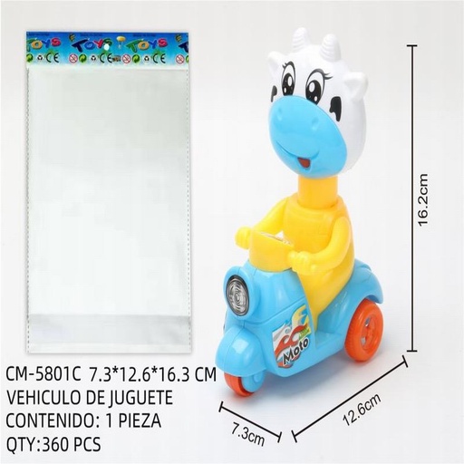 [CM-5801C [360 PZS/CAJA]] [CM-5801C] VEHICULO DE JUGUETE