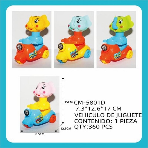 [CM-5801D [360 PZS/CAJA]] [CM-5801D] VEHICULO DE JUGUETE