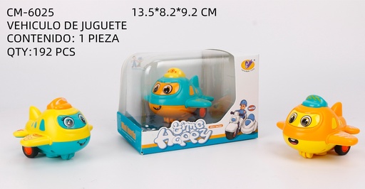 [CM-6025 [192 PZS/CAJA]] [CM-6025] VEHICULO DE JUGUETE