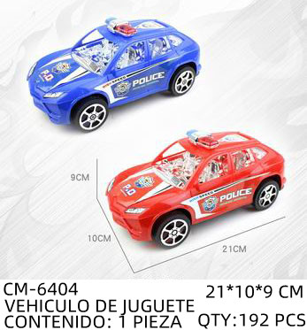 [CM-6404 [192 PZS/CAJA]] [CM-6404] VEHICULO DE JUGUETE