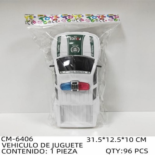 [CM-6406 [96 PZS/CAJA]] [CM-6406] VEHICULO DE JUGUETE