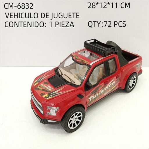 [CM-6832 [72 PZS/CAJA]] [CM-6832] VEHICULO DE JUGUETE