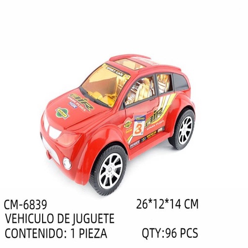 [CM-6839 [96 PZS/CAJA]] [CM-6839] VEHICULO DE JUGUETE