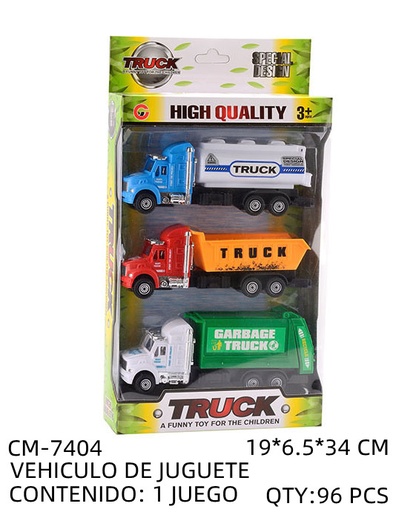 [CM-7404 [96 PZS/CAJA]] [CM-7404] VEHICULO DE JUGUETE