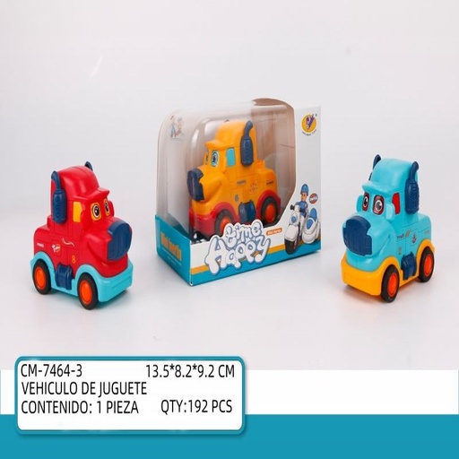 [CM-7464-3 [192 PZS/CAJA]] [CM-7464-3] VEHICULO DE JUGUETE