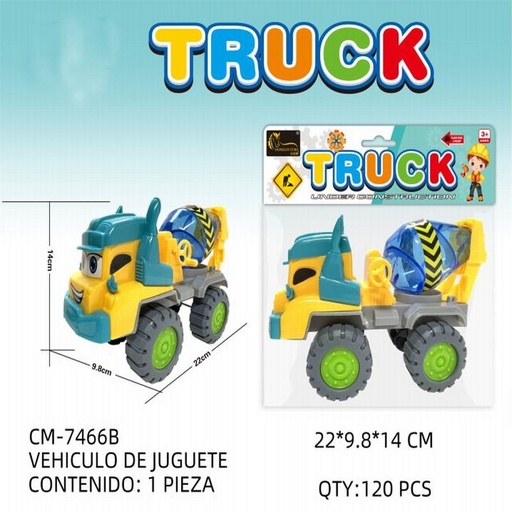 [CM-7466B [120 PZS/CAJA]] [CM-7466B] VEHICULO DE JUGUETE