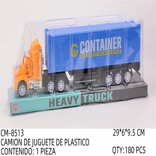 [CM-8513 [180 PZS/CAJA]] [CM-8513] CAMION DE JUGUETE DE PLASTICO