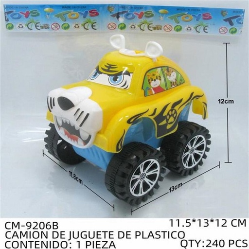[CM-9206B [240 PZS/CAJA]] [CM-9206B] CAMION DE JUGUETE DE PLASTICO