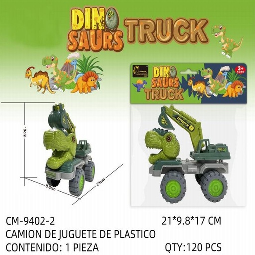 [CM-9402-2 [120 PZS/CAJA]] [CM-9402-2] CAMION DE JUGUETE DE PLASTICO