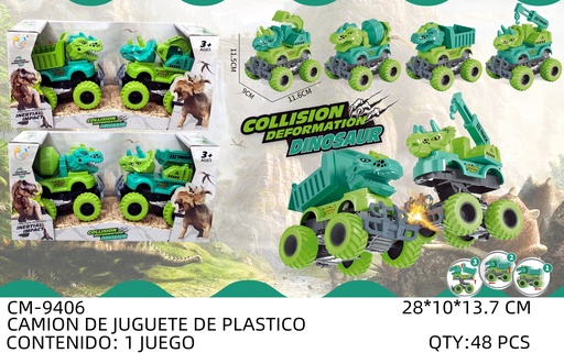 [CM-9406 [48 PZS/CAJA]] [CM-9406] CAMION DE JUGUETE DE PLASTICO