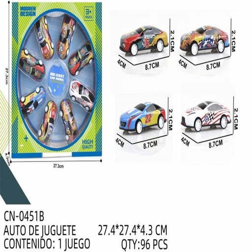 [CN-0451B [96 PZS/CAJA]] [CN-0451B] AUTO DE JUGUETE