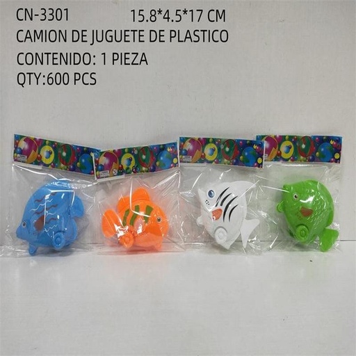 [CN-3301 [600 PZS/CAJA]] [CN-3301] CAMION DE JUGUETE DE PLASTICO