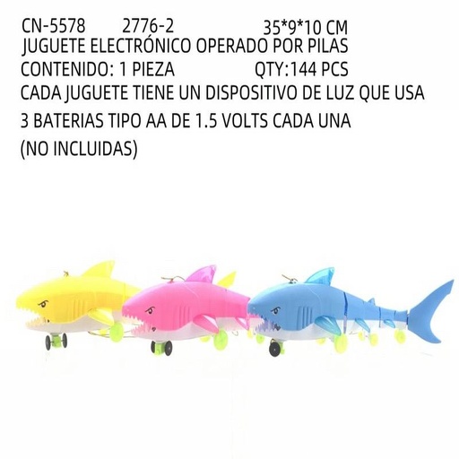 [CN-5578 [144 PZS/CAJA]] [CN-5578] JUGUETE ELECTRÓNICO OPERADO POR PILAS
