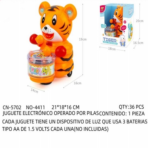 [CN-5702 [36 PZS/CAJA]] [CN-5702] JUGUETE ELECTRÓNICO OPERADO POR PILAS