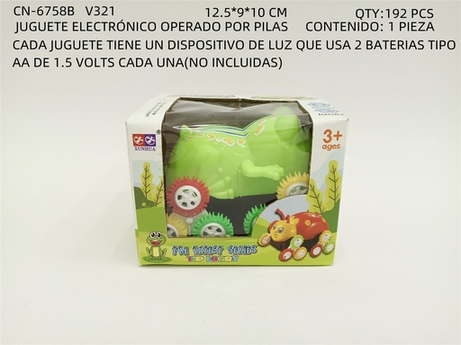 [CN-6758B [192 PZS/CAJA]] [CN-6758B] JUGUETE ELECTRÓNICO OPERADO POR PILAS