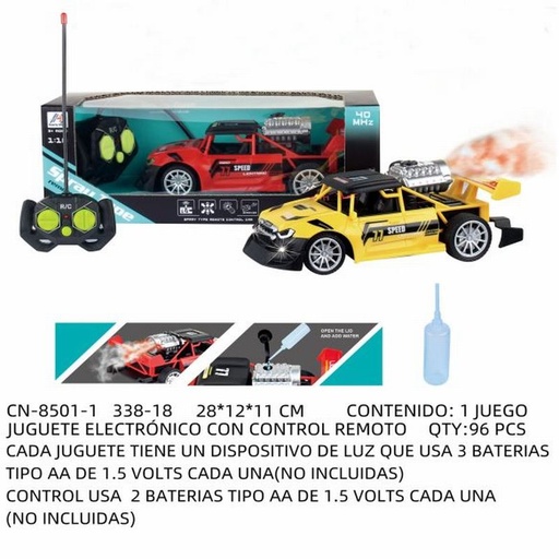 [CN-8501-1 [96 PZS/CAJA]] [CN-8501-1] JUGUETE ELECTRÓNICO CON CONTROL REMOTO