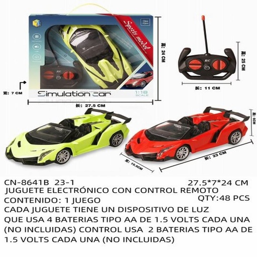 [CN-8641B [48 PZS/CAJA]] [CN-8641B] JUGUETE ELECTRÓNICO CON CONTROL REMOTO