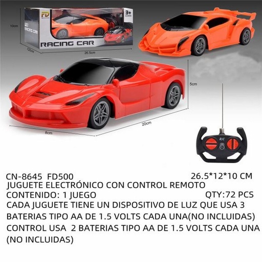 [CN-8645 [72 PZS/CAJA]] [CN-8645] JUGUETE ELECTRÓNICO CON CONTROL REMOTO