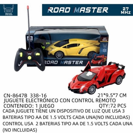 [CN-8647B [72 PZS/CAJA]] [CN-8647B] JUGUETE ELECTRÓNICO CON CONTROL REMOTO