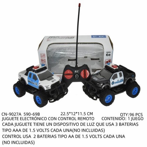 [CN-9027A [96 PZS/CAJA]] [CN-9027A] JUGUETE ELECTRÓNICO CON CONTROL REMOTO