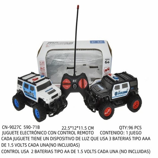 [CN-9027C [96 PZS/CAJA]] [CN-9027C] JUGUETE ELECTRÓNICO CON CONTROL REMOTO