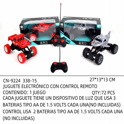 [CN-9224 [72 PZS/CAJA]] [CN-9224] JUGUETE ELECTRÓNICO CON CONTROL REMOTO