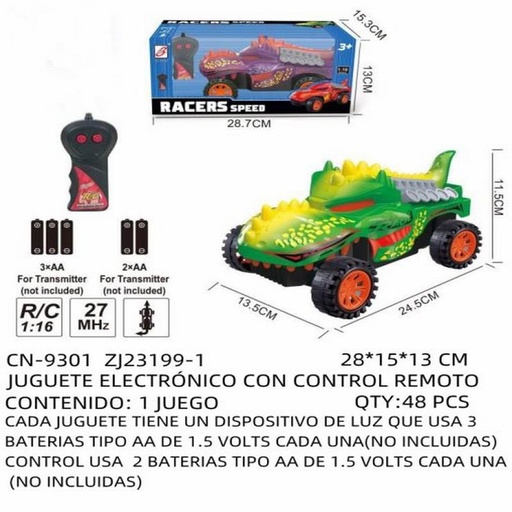 [CN-9301 [48 PZS/CAJA]] [CN-9301] JUGUETE ELECTRÓNICO CON CONTROL REMOTO
