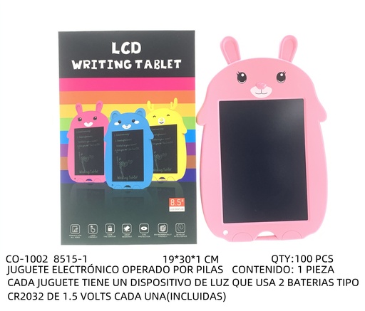 [CO-1002 [100 PZS/CAJA]] [CO-1002] JUGUETE ELECTRÓNICO OPERADO POR PILAS