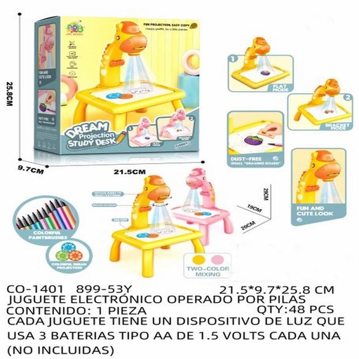 [CO-1401 [48 PZS/CAJA]] [CO-1401] JUGUETE ELECTRÓNICO OPERADO POR PILAS