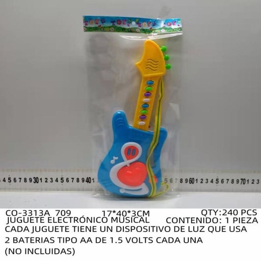 [CO-3313A [240 PZS/CAJA]] [CO-3313A] JUGUETE ELECTRÓNICO MUSICAL
