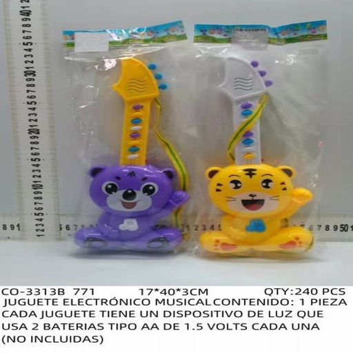[CO-3313B [240 PZS/CAJA]] [CO-3313B] JUGUETE ELECTRÓNICO MUSICAL