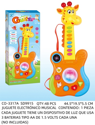 [CO-3317A [48 PZS/CAJA]] [CO-3317A] JUGUETE ELECTRÓNICO MUSICAL