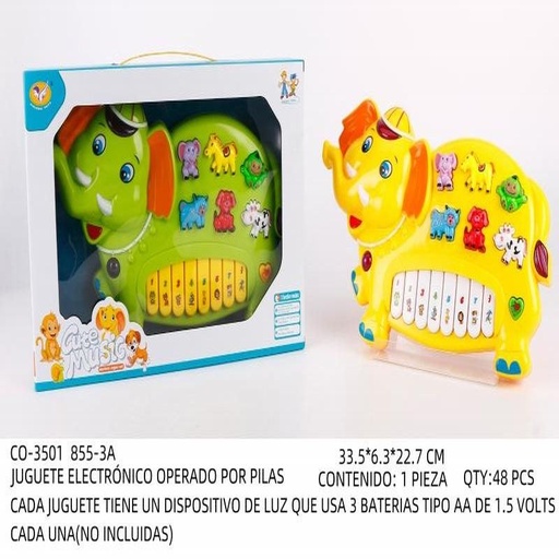 [CO-3501 [48 PZS/CAJA]] [CO-3501] JUGUETE ELECTRÓNICO OPERADO POR PILAS