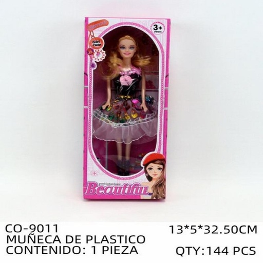 [CO-9011 [144 PZS/CAJA]] [CO-9011] MUÑECA DE PLASTICO