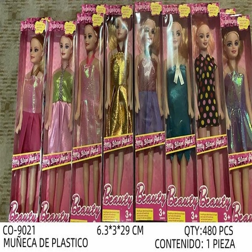 [CO-9021 [480 PZS/CAJA]] [CO-9021] MUÑECA DE PLASTICO