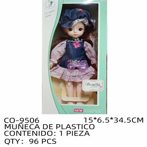 [CO-9506 [96 PZS/CAJA]] [CO-9506] MUÑECA DE PLASTICO