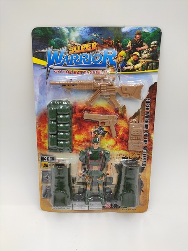 [CP-1605-1 [288 PZS/CAJA]] [CP-1605-1] JUEGO DE ARTICULOS MILITARES DE JUGUETE