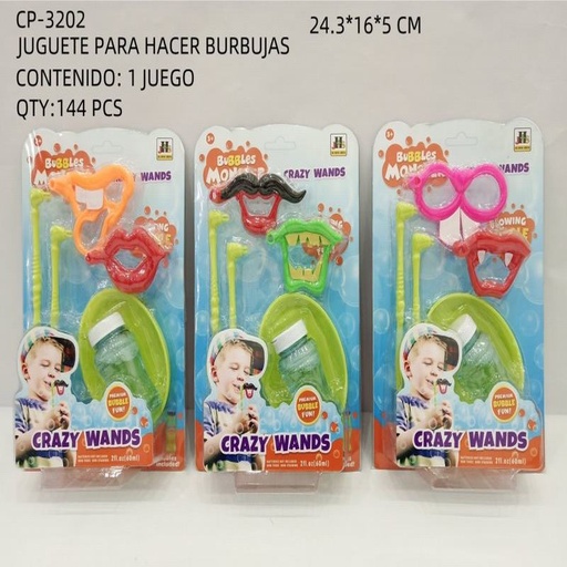 [CP-3202 [144 PZS/CAJA]] [CP-3202] JUGUETE PARA HACER BURBUJAS