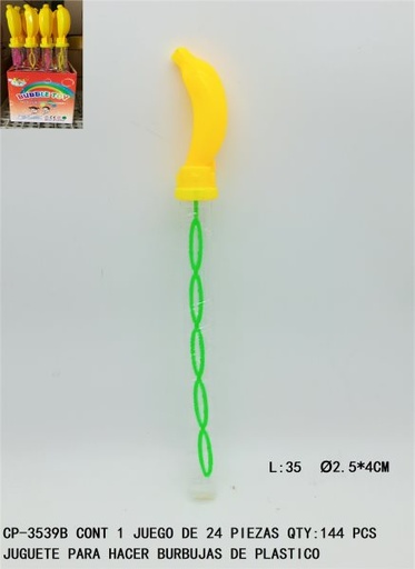 [CP-3539B [144 PZS/CAJA]] [CP-3539B] JUGUETE PARA HACER BURBUJAS DE PLASTICO