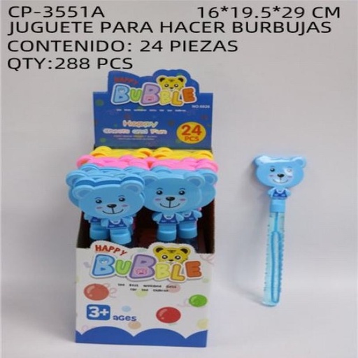 [CP-3551A [288 PZS/CAJA]] [CP-3551A] JUGUETE PARA HACER BURBUJAS