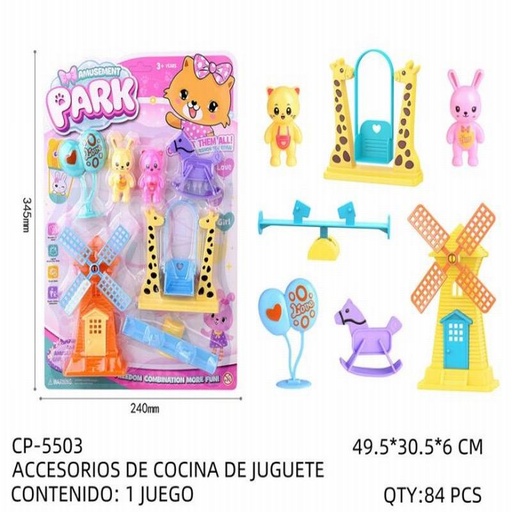 [CP-5003 [120 PZS/CAJA]] [CP-5003] ANIMALES DE JUGUETE CON ACCESORIOS