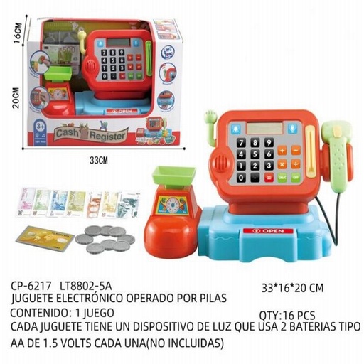 [CP-6217 [16 PZS/CAJA]] [CP-6217] JUGUETE ELECTRÓNICO OPERADO POR PILAS