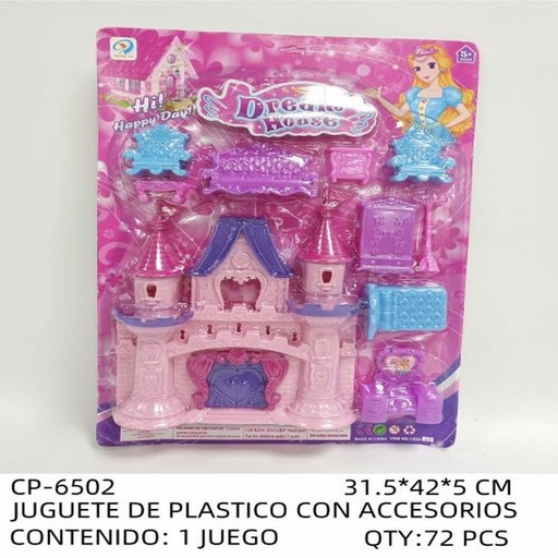 [CP-6502 [72 PZS/CAJA]] [CP-6502] JUGUETE DE PLASTICO CON ACCESORIOS