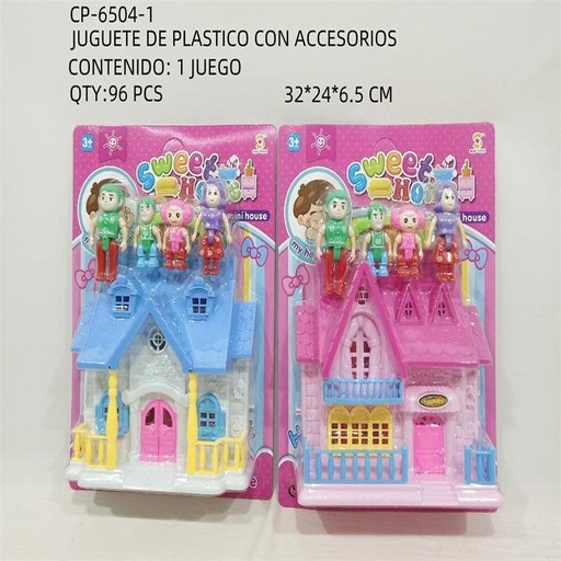 [CP-6504-1 [96 PZS/CAJA]] [CP-6504-1] JUGUETE DE PLASTICO CON ACCESORIOS