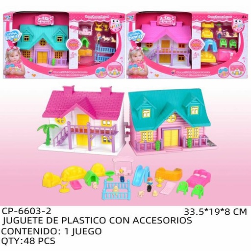 [CP-6603-2 [48 PZS/CAJA]] [CP-6603-2] JUGUETE DE PLASTICO CON ACCESORIOS