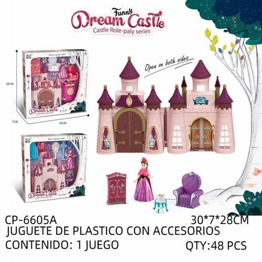 [CP-6605A [48 PZS/CAJA]] [CP-6605A] JUGUETE DE PLASTICO CON ACCESORIOS
