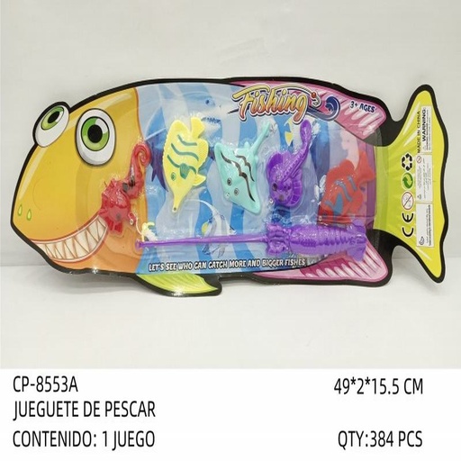 [CP-8553A [384 PZS/CAJA]] [CP-8553A] JUEGUETE DE PESCAR